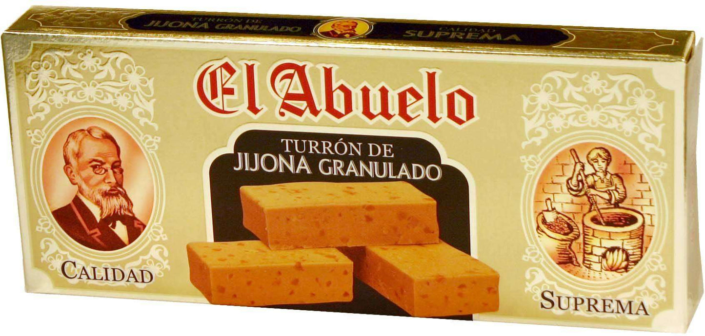 Turrón blando sin azúcares añadidos de crema de almendras, 200 gramos