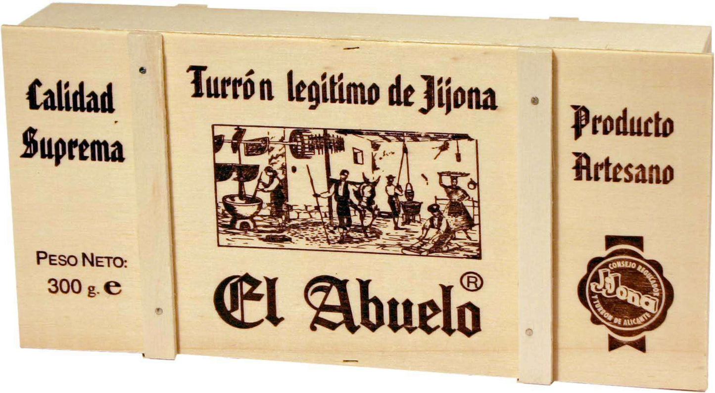 Turrón blando sin azúcares añadidos de crema de almendras, 300 gramos