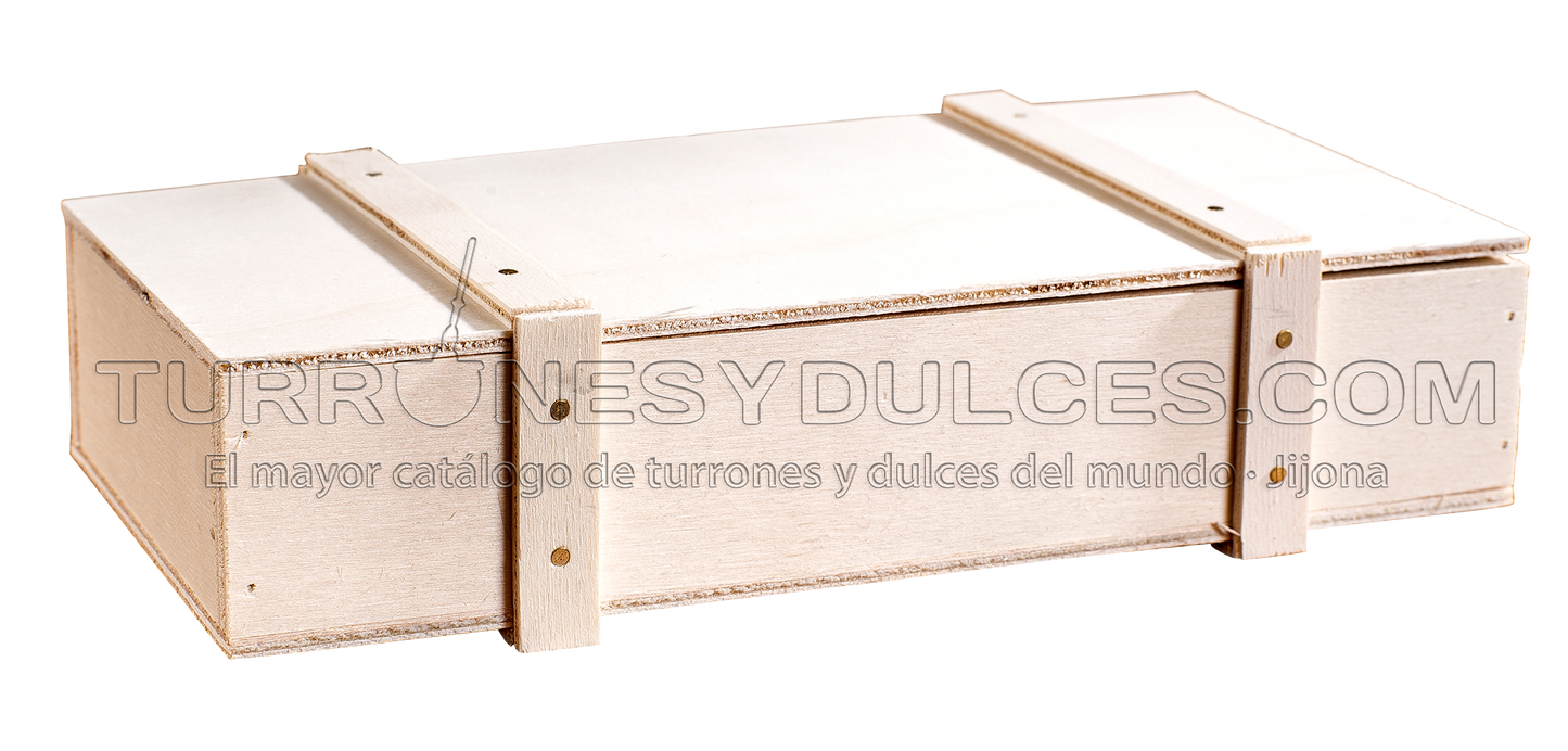 Caja de Madera para hacer Turrón y chocolates