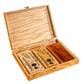 Caja Madera con Tapa para tres Turrones