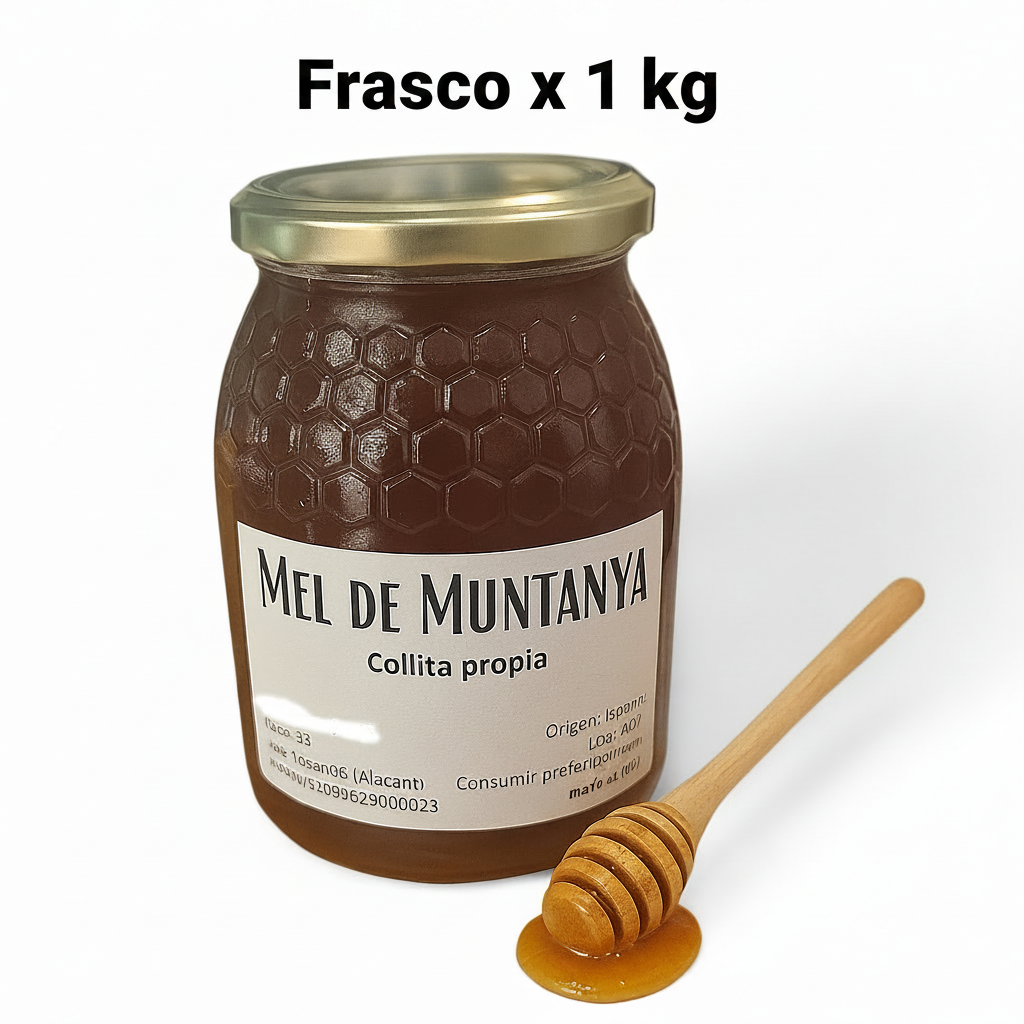 miel de montaña cruda