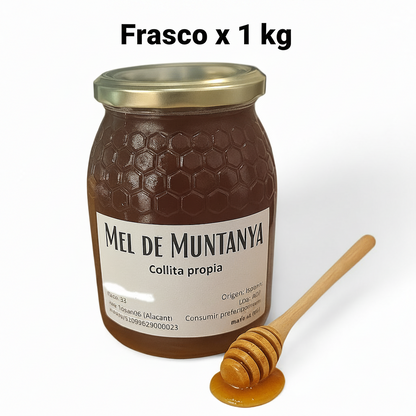 miel de montaña cruda