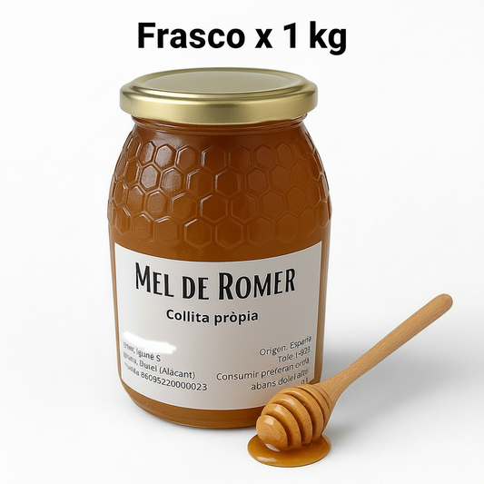 frsco de miel de romero natural