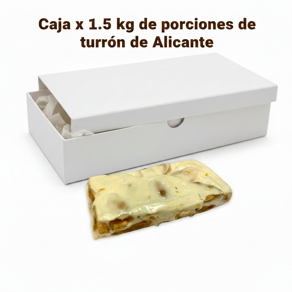 PORCION DE TURRON DURO DE  ALICANTE