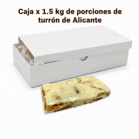 PORCION DE TURRON DURO DE  ALICANTE