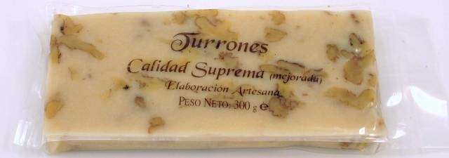 Turrón Natanueces Artesano 300 grs.
