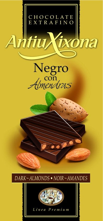 Chocolate Negro con Almendras Hacendado