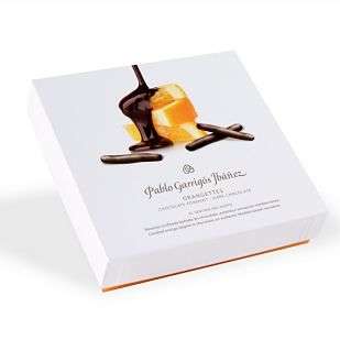 Orangettes chocolate fondant dark caja
