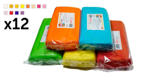pack 12 pastillas Fondant 250g