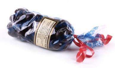 Almendras cubiertas bañadas de Chocolate (bolsa celofán 150 grs.) - Peladillas de chocolate o chocoperlas