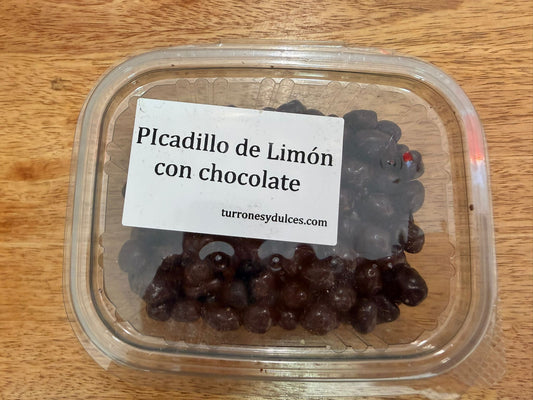 Picadillo de limón con chocolate negro por 150g
