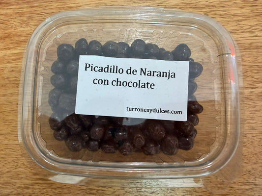 Picadillo de naranja con chocolate negro por 150 g