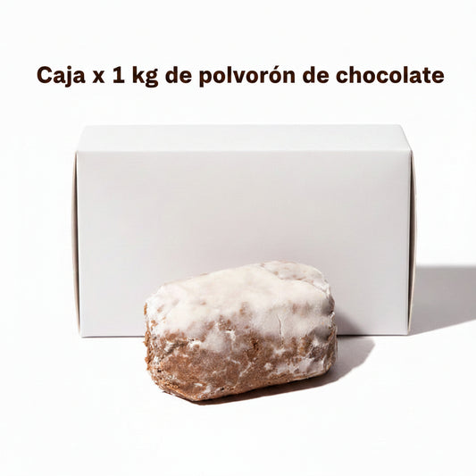 Polvoron de chocolate