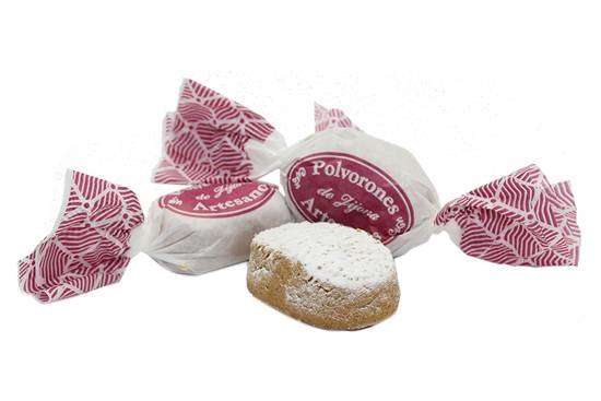 Polvorones de Almendra Granulados, 500g aprox 15-16 unidades