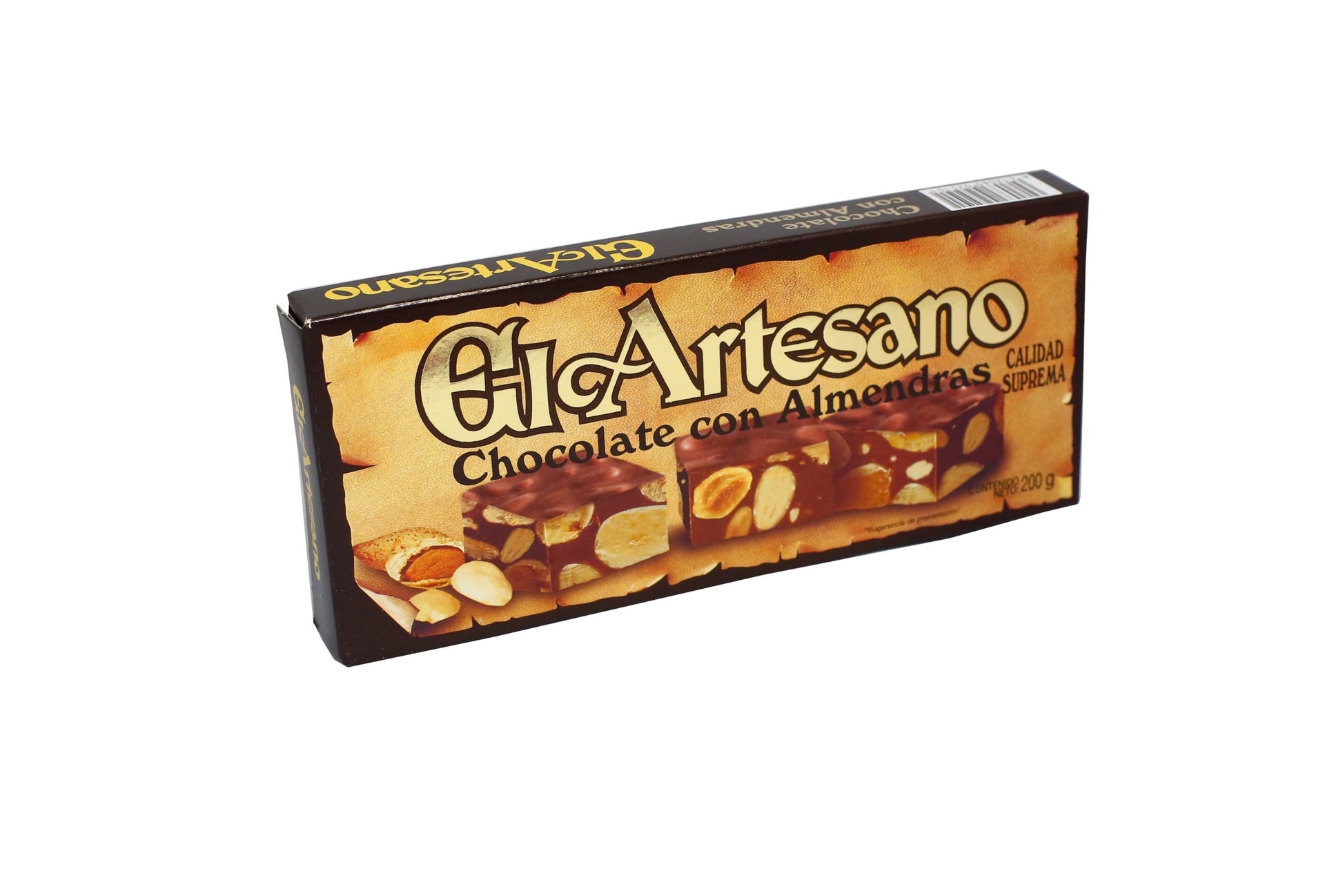 turron-de-chocolate-con-almendras-200-gr-calidad suprema-el-artesano  