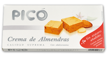 Caja de 12 unidades de Turrón Blando de Almendras Picó sin Azucares Añadidos 200 grs