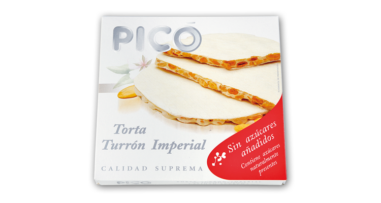 Turrón duro sin azúcar en Torta Imperial