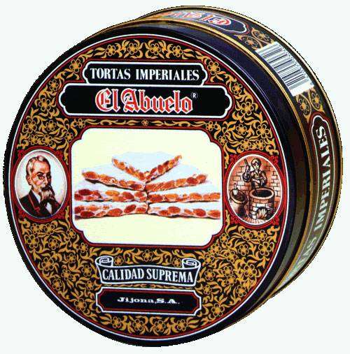 3 Tortas de Turrón de Alicante en Caja de Madera