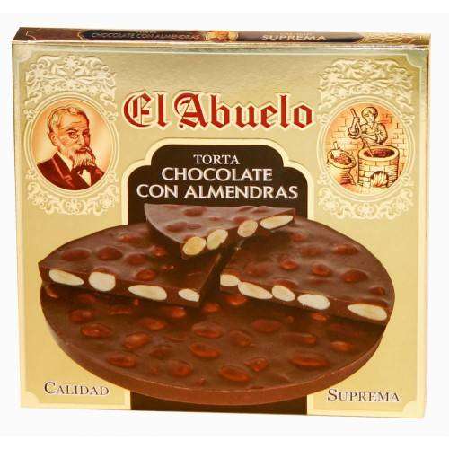 Torta Chocolate con Leche y Almendras 200g