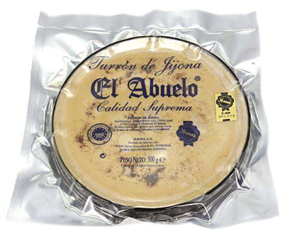 Torta de Turrón Jijona 400 g, cocas blandas