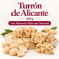 Turrón de Alicante 200 g con almendra Marcona nacional