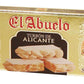 Caja con 24 unidades de turrones de Alicante duro marca El Abuelo