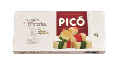 Caja de 12 unidades de Turrón de Fruta 200 grs