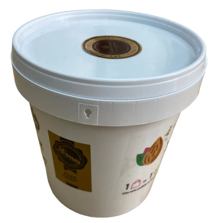 Topping de Turrón blando Jijona líquido en crema, bote de 1 Kg - Ideal para postres, crepes, yogurts