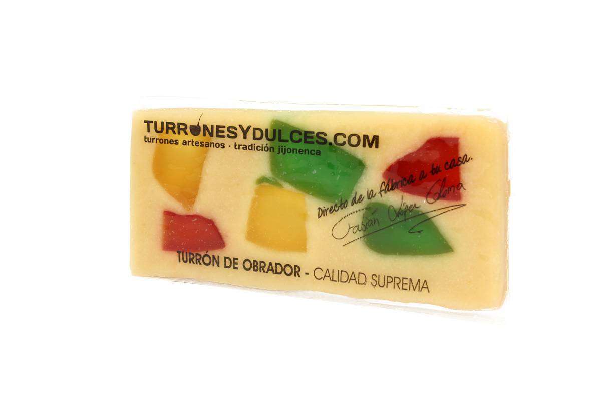 turrón de fruta