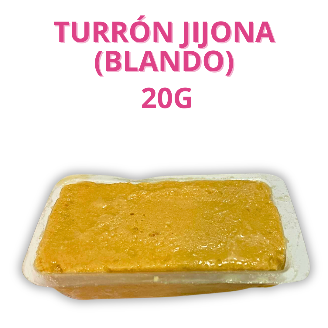 PORCION DE TURRON DE JIJONA - BLANDO 20G