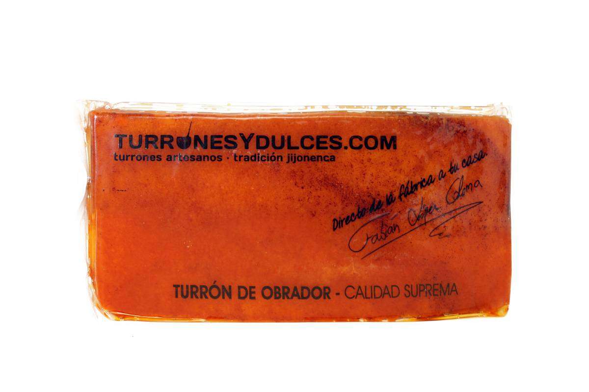Turrón Yema Tostada artesano 500 grs.