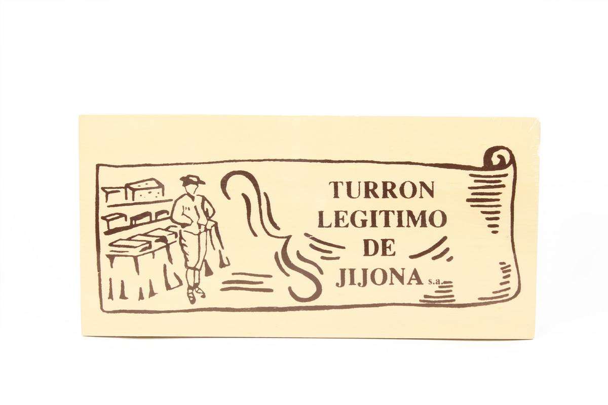 Turrón a la Piedra Artesano – caja de madera 300 g