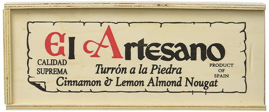 Turron a la piedra de la marca El Artesano 300 gramos 