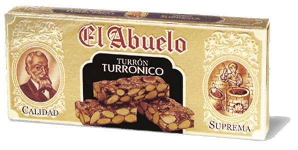 Turronico, turrón de guirlache con ajonjolí o sésamo, 200 gramos