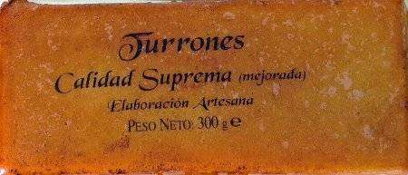 Turrón Yema Tostada artesano 500 grs.