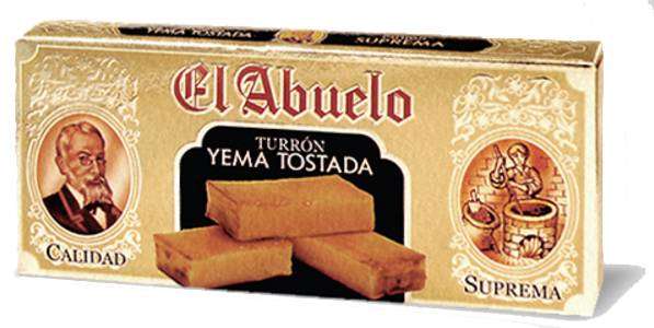 Turrón Yema Tostada artesano 500 grs.